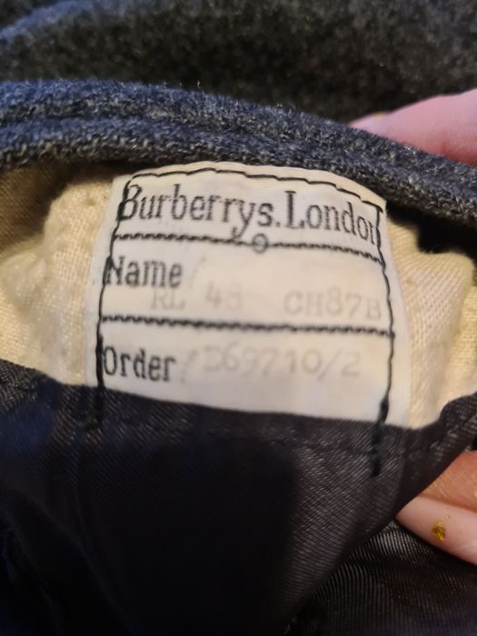 Płaszcz męski Burberrys Woolf & Camelhair