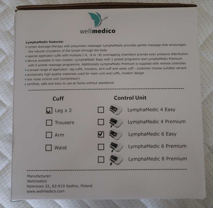 Urządzenie do drenażu limfatycznego
