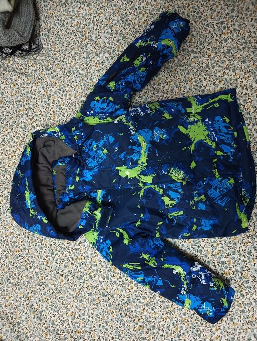 Komplet zimowy narty kurtka spodnie 104