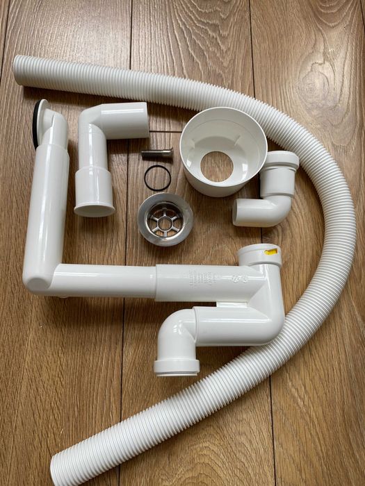 Syfon z elastyczną rurką RÄNNILEN Ikea, 1 komora