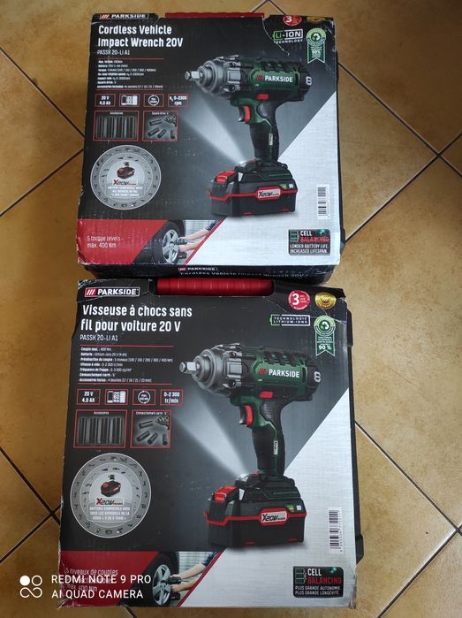 НІМЕЧЧИНА Акумуляторний ударний гайковерт PARKSIDE PASSK 20-Li A1
