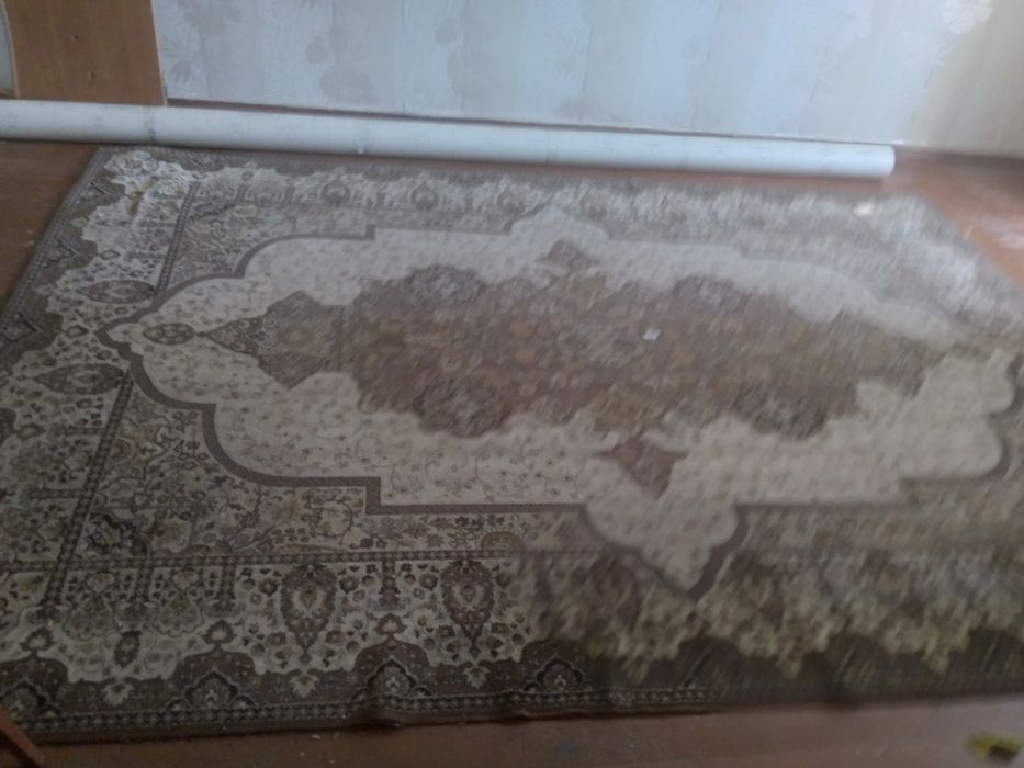 Ковер бу размер 3×4 цвет серый