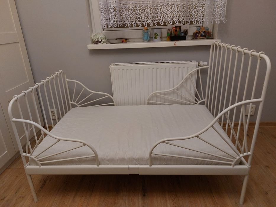 Łóżko Minnen Ikea rozsuwana rama 80x200cm