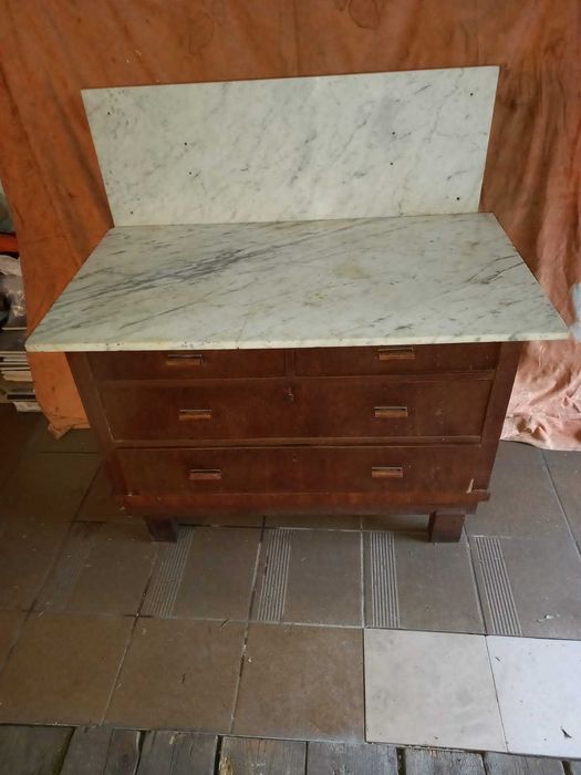 komoda marmurowy blat XIX wiek stara