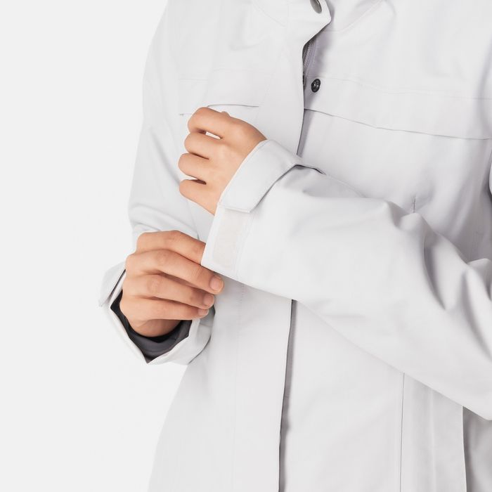 Casaco de caminhada 0°C quente mulher, NH100 3em1 cinzento