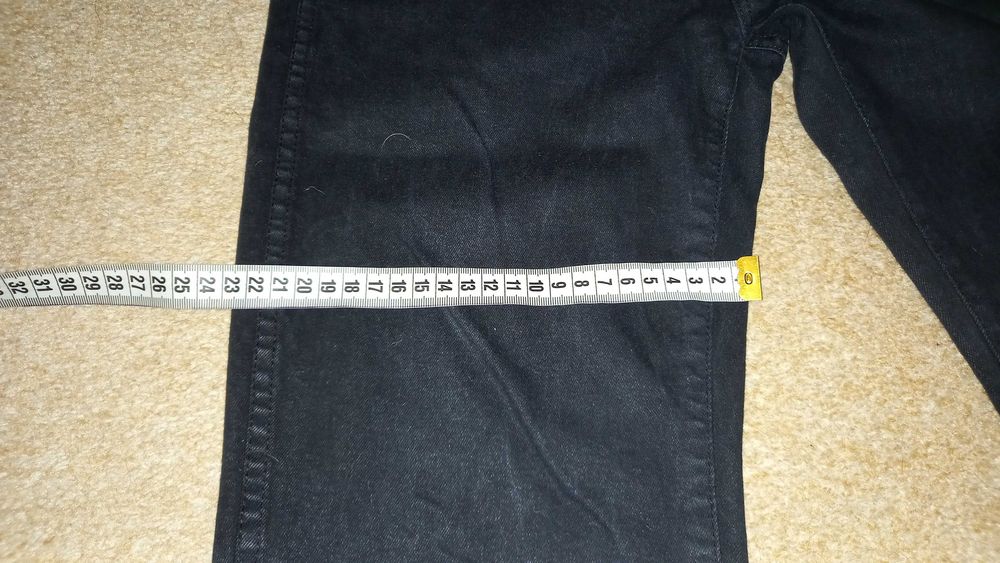 Spodnie jeansy roz. 176 cm czarne męskie