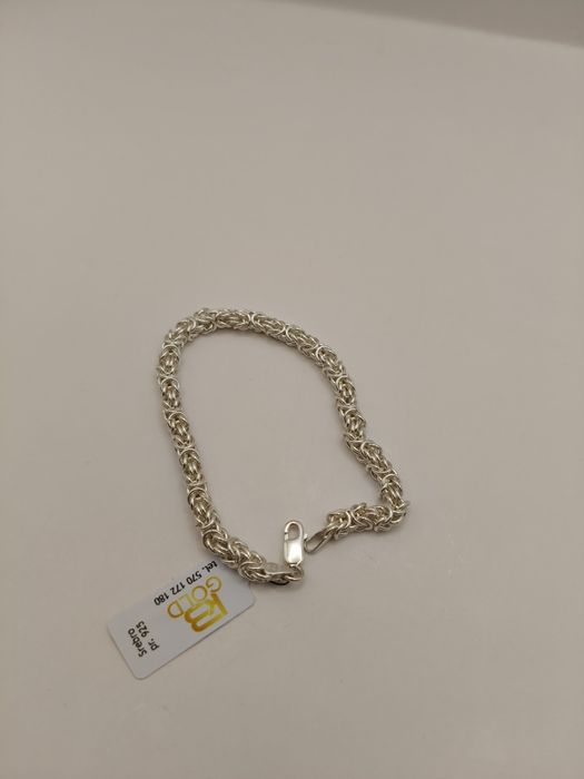 Srebrny Łańcuszek i Bransoletka Pr.925 Piękny Damski Komplet