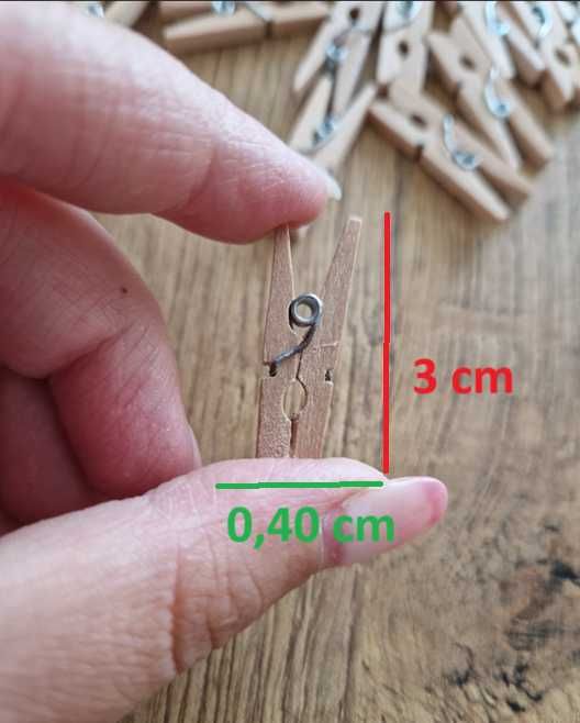 45 mini molas de madeira