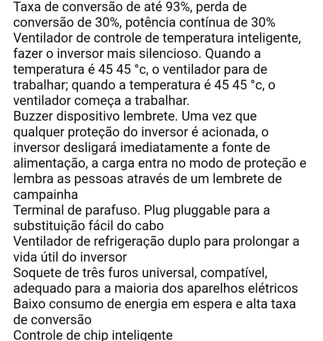 Inversor onda pura 2000 a 8000W.  Disponíveis com e sem comando.