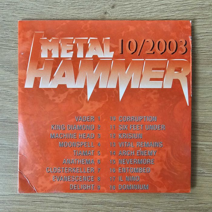 Unikat! Metal Hammer 10/2003 - Płyta CD - NOWA!