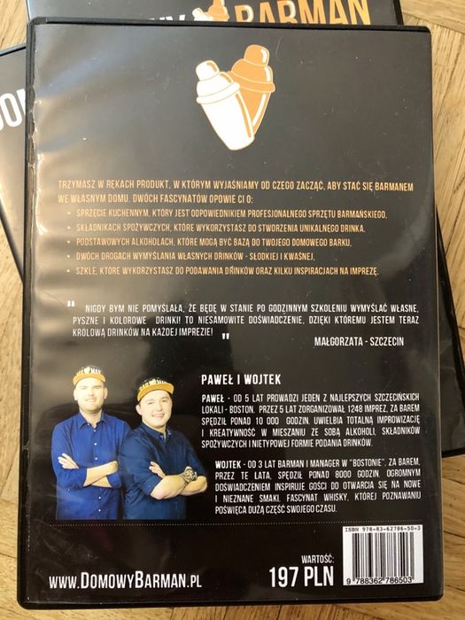 DVD Kurs barmanski - domowy barman