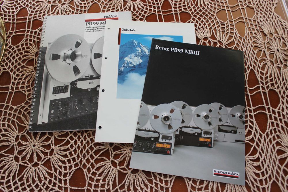 Revox PR99MKIII / instrukcja obsługi i schemat techniczny + broszura /