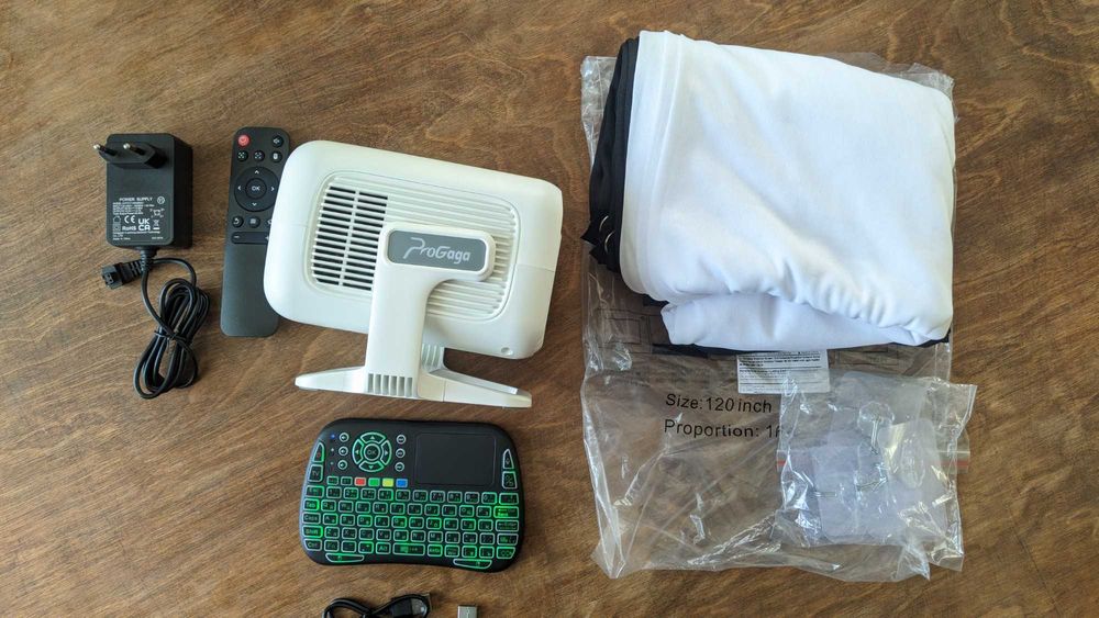 Мини проектор PROGAGA PG370 1080P FullHD