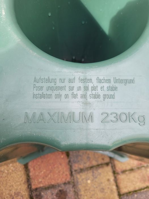 Podstawa pod beczkę na deszczówkę