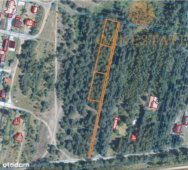 działki 1100 m2, cisza i zieleń