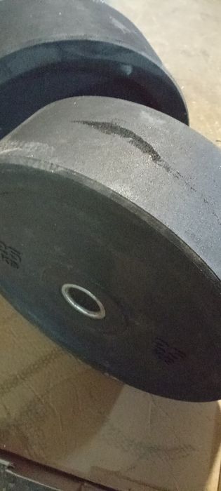 Bumper obciążenie olimpijskie 100 kg zestaw