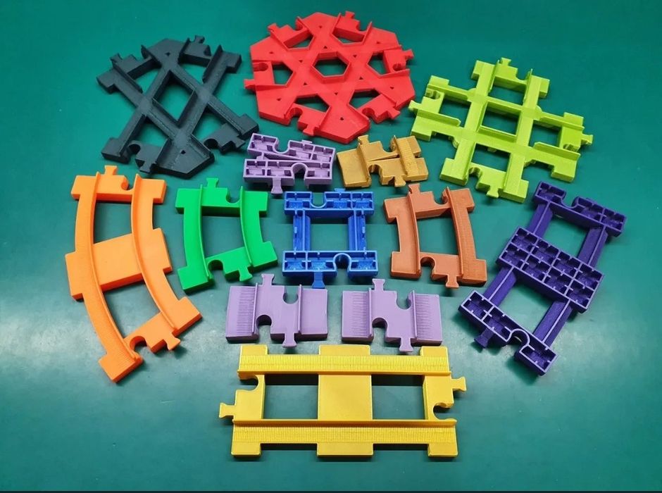 Lego duplo, гнучка дорога, рельси, рампа, super bridge, дитяча іграшка