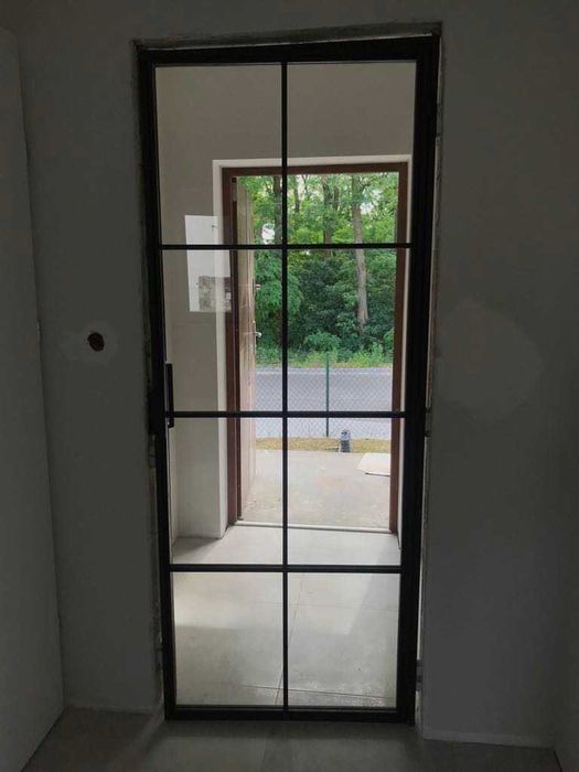 Drzwi LOFT stalowe szklane na wymiar