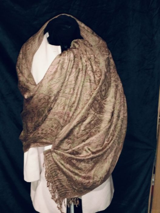 Chusta, duża,wzorzysta