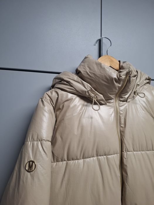 Beżowa kurtka damska na zimę rozmiar XXL