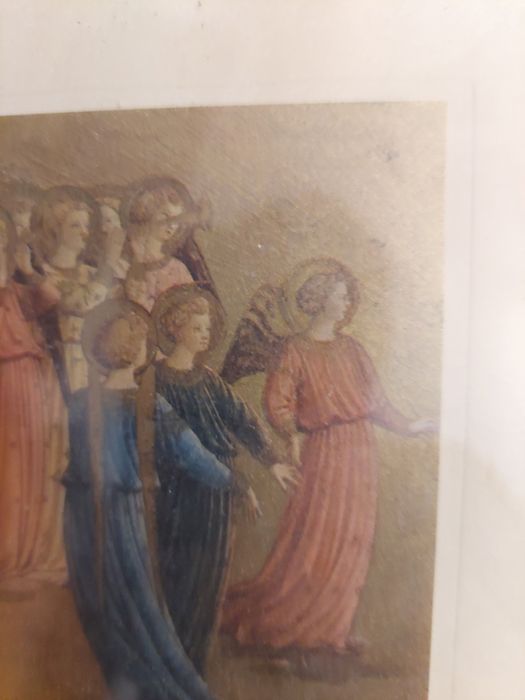 Quadro pintura muita antiga