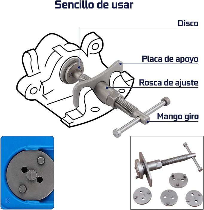 Reposicionador de Pistões de Travão 23Pcs. (Artigo Novo)