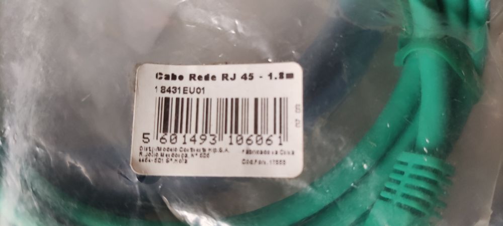 Cabo de rede RJ 45 Novo