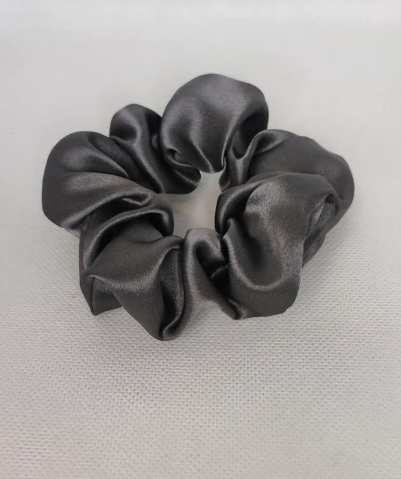 Gumki scrunchie do włosów 100% naturalny jedwab średniej wielkości