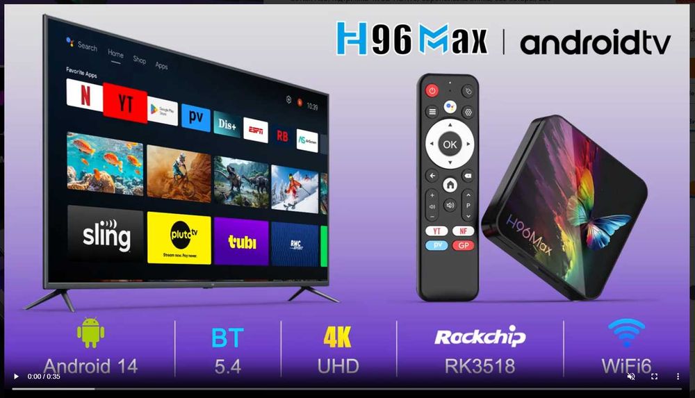 Продам андроїд приставку X96MAX 2/16Gb