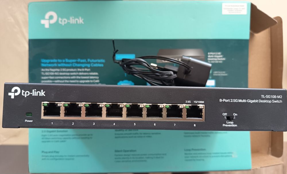 TP-Link Switch 2.5G 8 portas