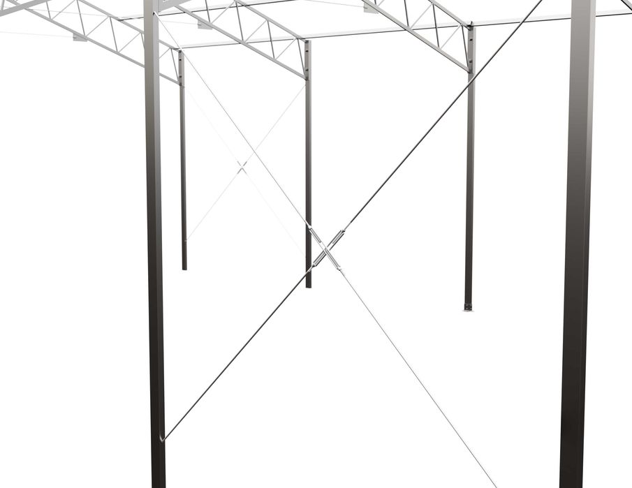 Konstrukcja Stalowa 8x22.4x4 NOWA OCYNKOWANA  HALA WIATA MAGAZYN