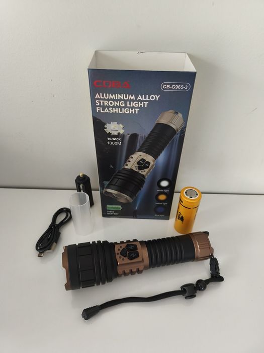Lanterna Led Laser TG Wick Coba CB-G965-3
