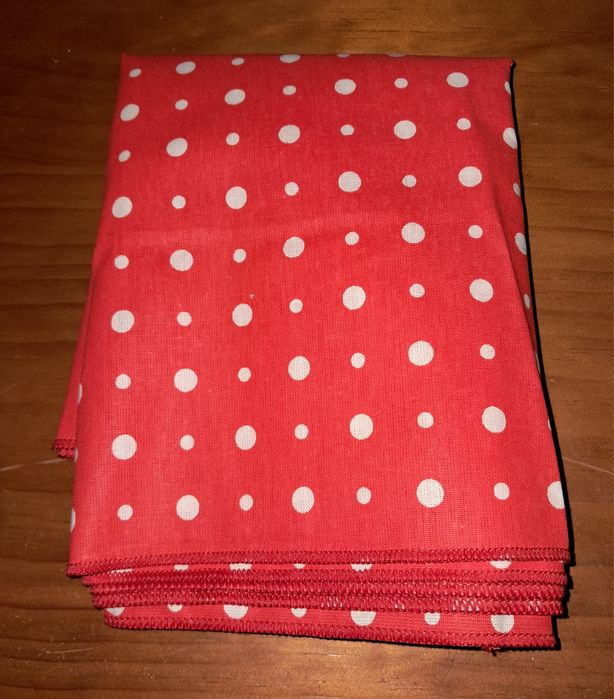 Conjunto de 6 guardanapos/ panos novos