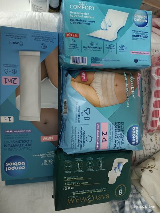 Zestaw połogowy dla mamy