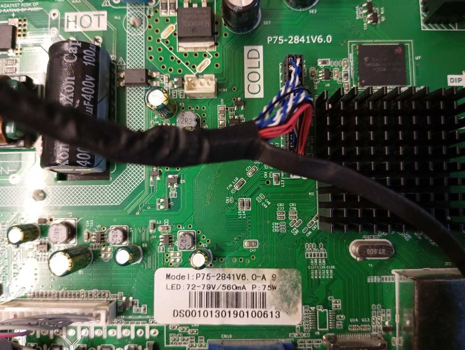 P75-2841V6.0 TV LCD SILVER IP-LE410983 Main Board