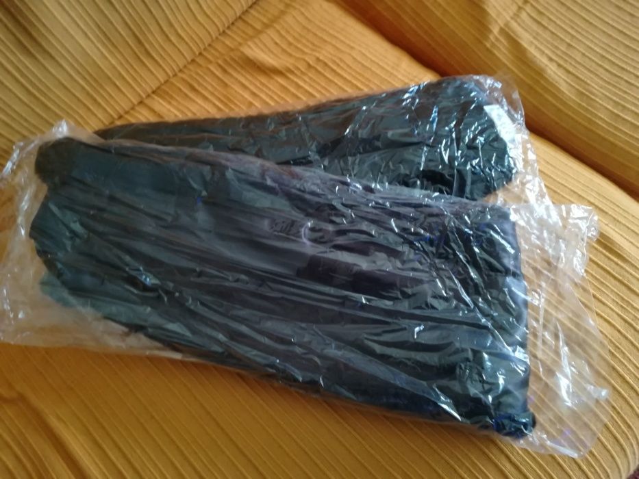 Golas em pelo com fita de cetim