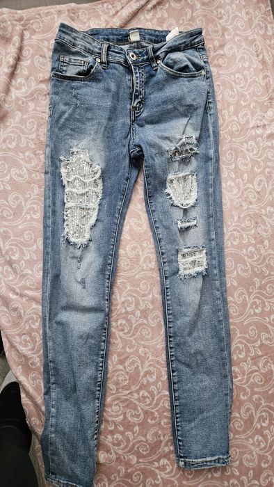 Spodnie jeans rozmiar S-M