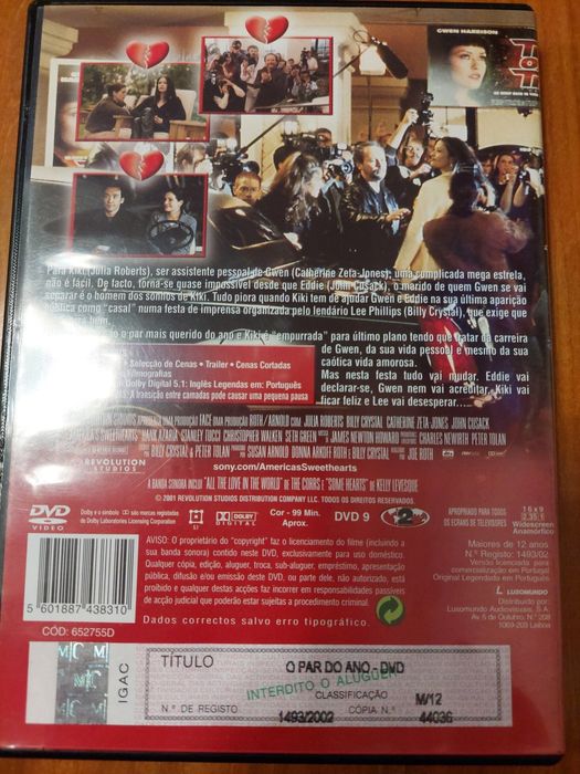 Dvd - O Par do Ano