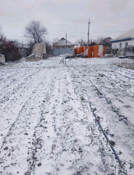 Ділянка з фундаментом + будівельні матеріали с. Вергуни