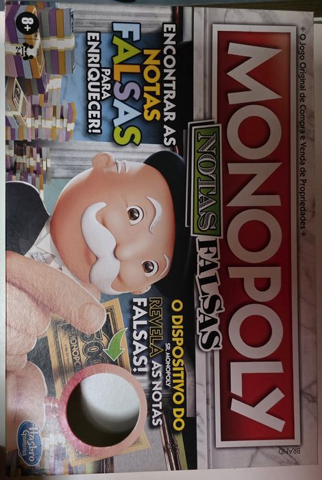 Jogo Monopólio - Notas falsas