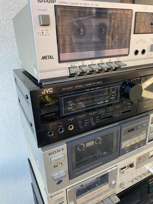 Magnetofon Sony Teac JVC Hitachi Sharp Kenwood