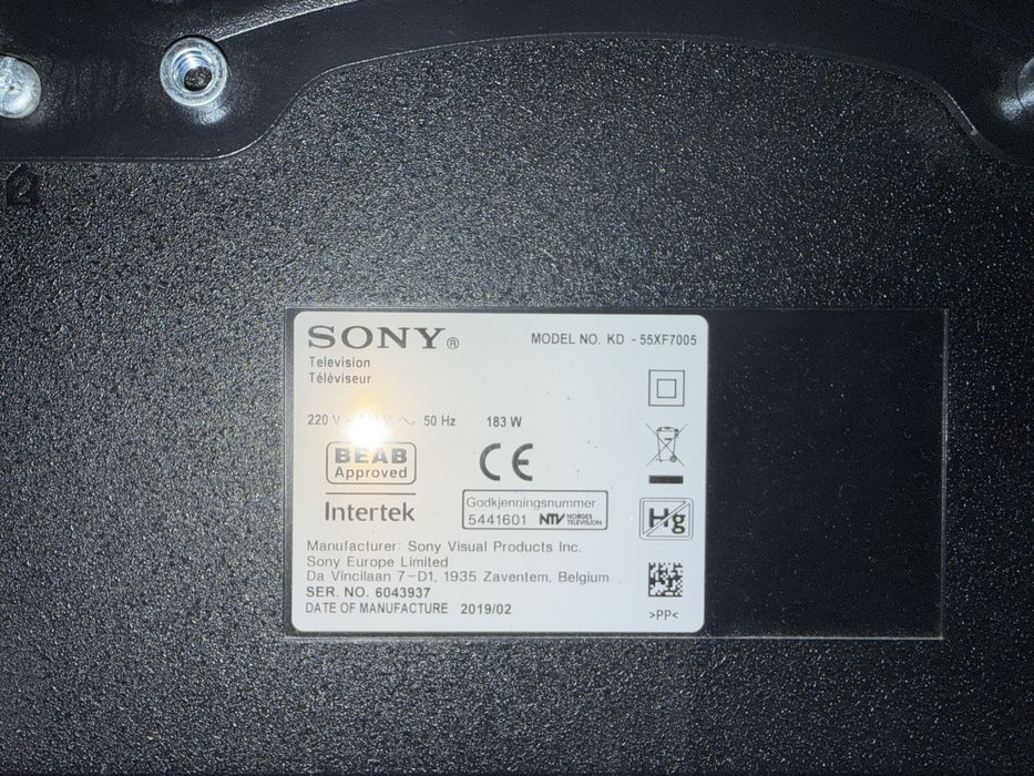 Telewizor Sony 55XF7005