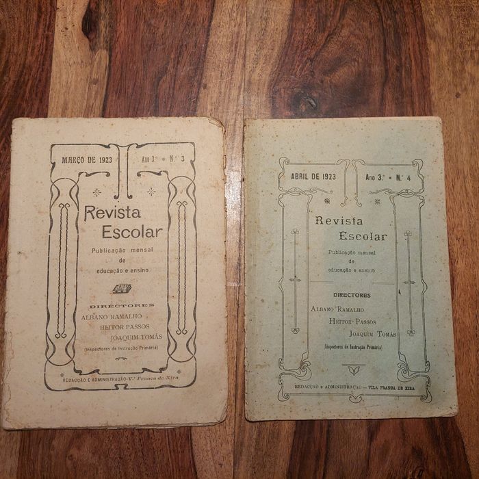Revista Escolar Publicação Mensal de Educação e Ensino, vários números