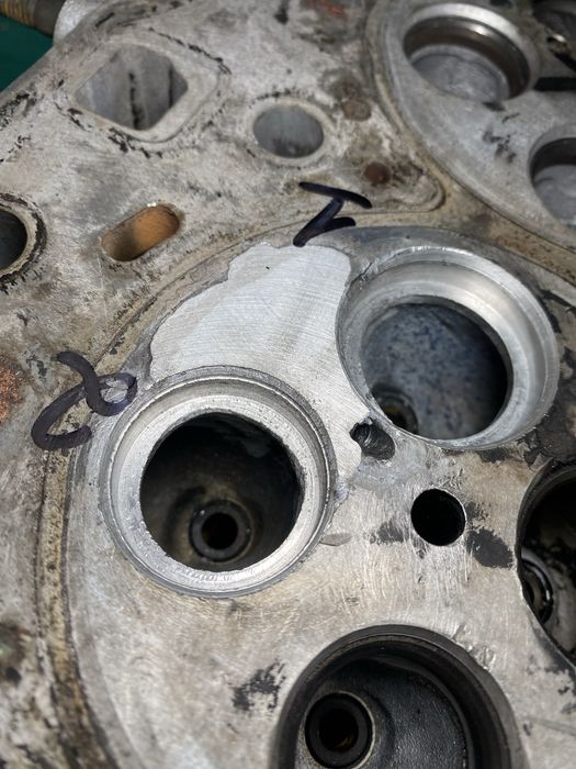 Ремоно гдц та блоків, тріщини аргон сварка зварбвання