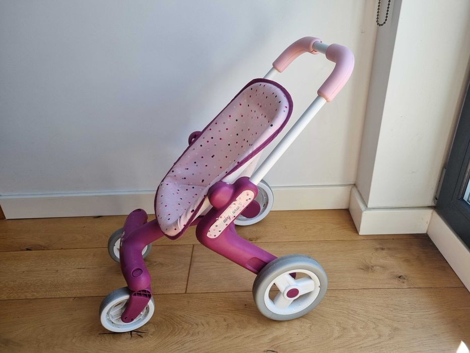 Wózek dla lalek spacerowy Smoby, spacerówka różowa