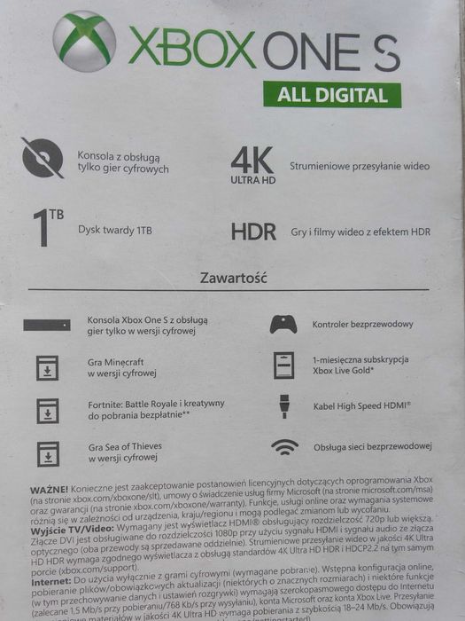 Xbox One S All Digital 1 TB
