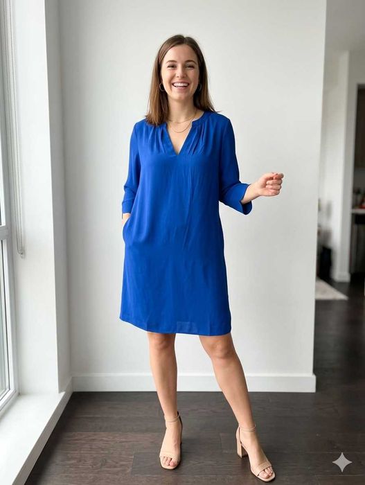 Сукня  туніка синя