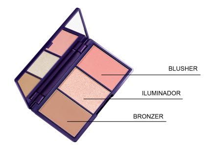 Kit Contouring (Bronzeador + Iluminador + Blush) Super Preço