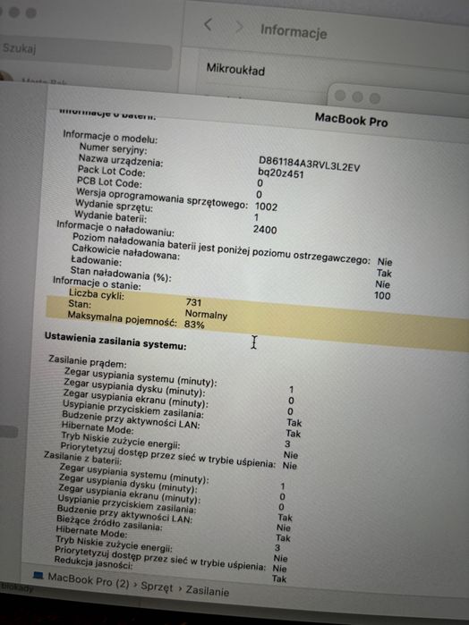 MacBook Pro M1 13 cali / 512 SSD / 16 GB