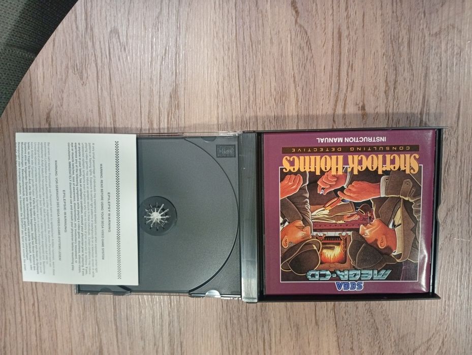 Sherlock Holmes Sega Mega CD Completo